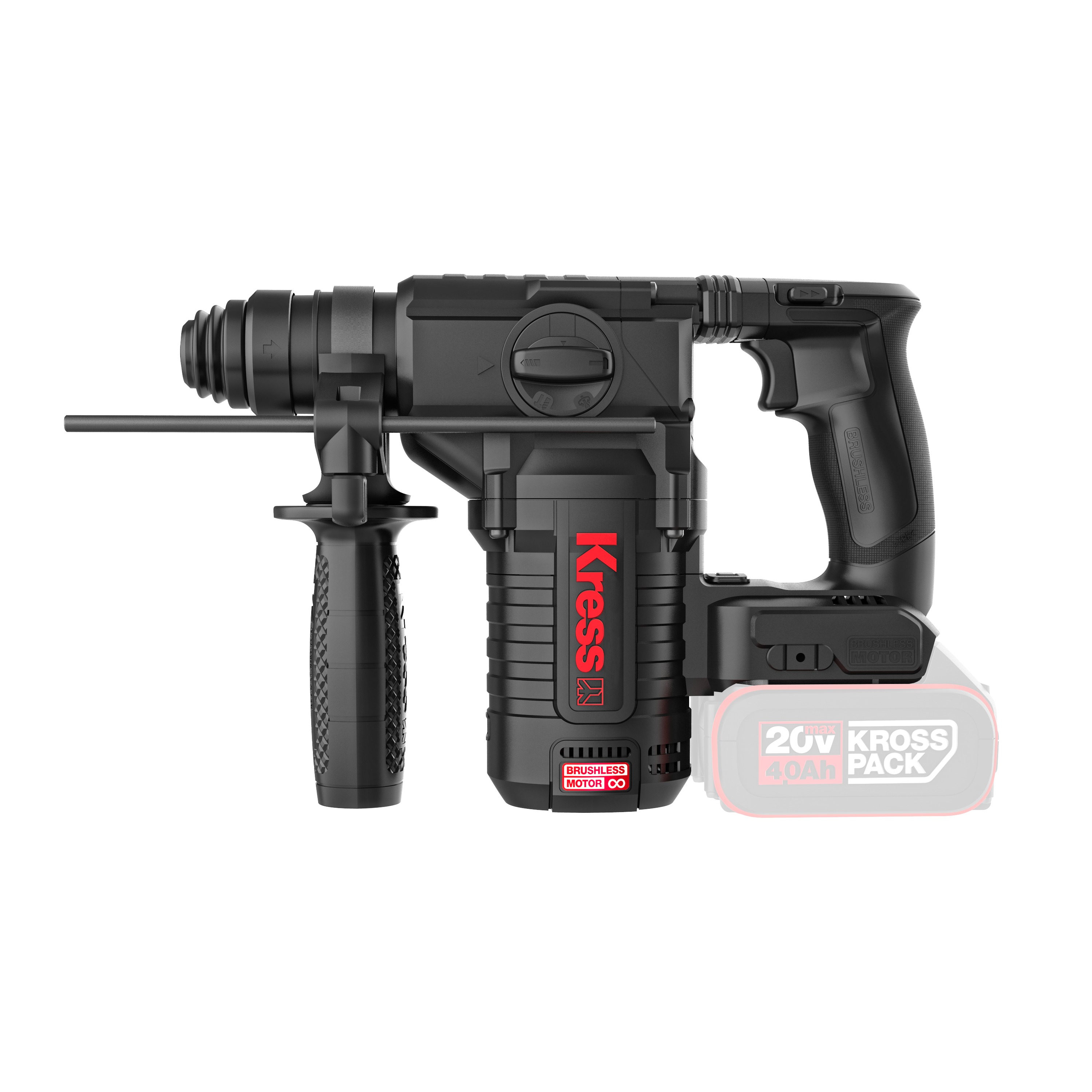 Martillo 4F Brushless 2,2J 20V S/bat