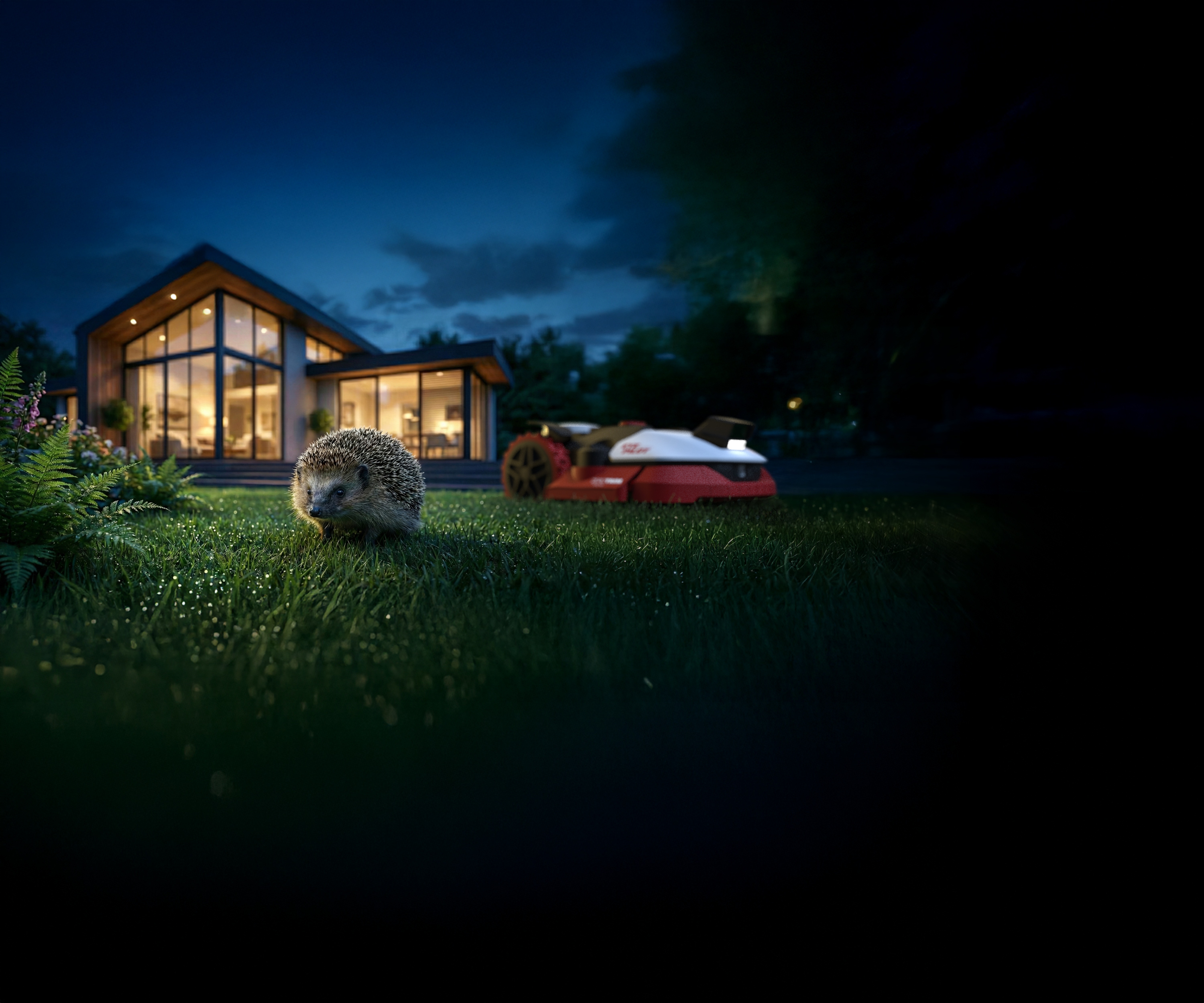 Kress EyePilot® RTKⁿ 500 m² AI robotic lawn mower with Mono VSLAM Camera