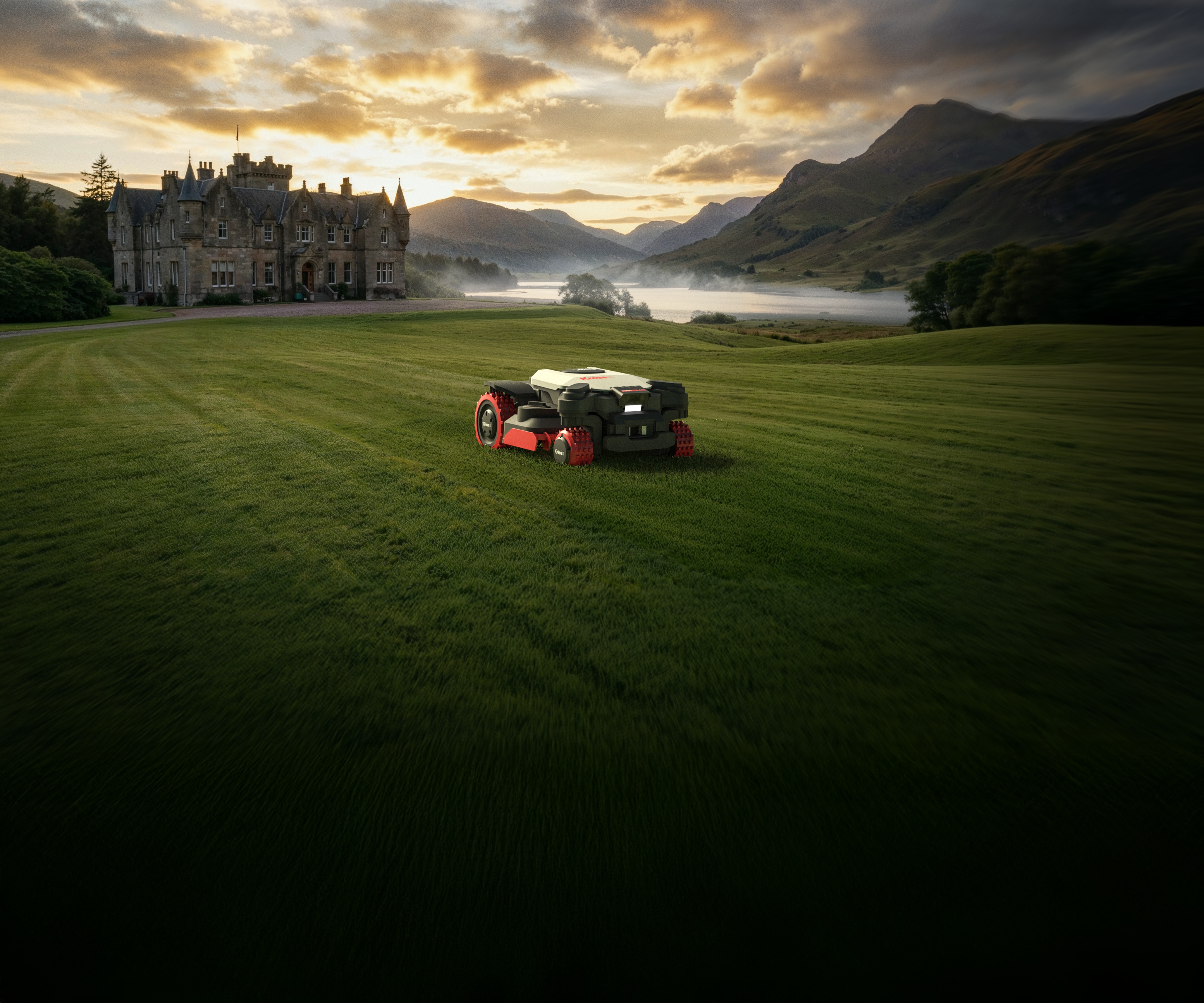 Kress EyePilot® 4×4 RTKⁿ 800 m² AI AWD robotic lawn mower with Mono VSLAM Camera