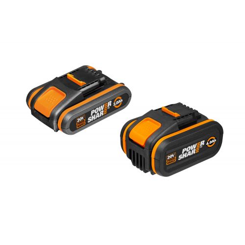 Worx WA3605 - 2 Baterías 20V (2Ah+4Ah) POWERSHARE