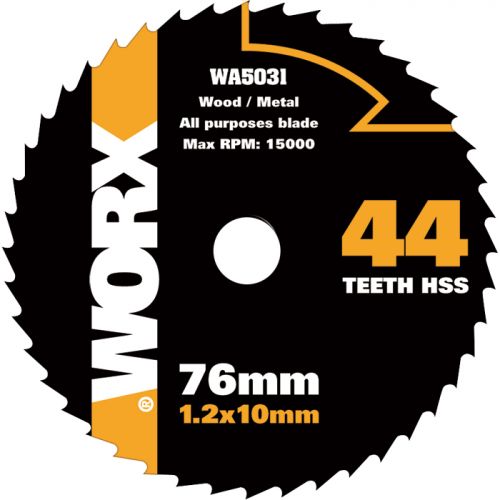Worx WA5031 - Disco multiusos Ø76mm 44T WX424