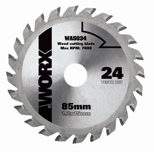 Worx WA5034 - Disco de corte madera Worxsaw 85mm 24T