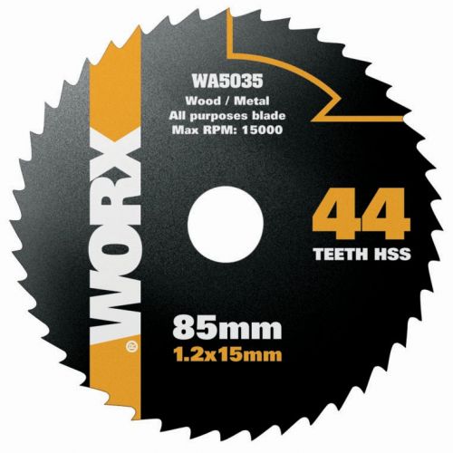 Worx WA5035 - Disco multiusos HSS Worxsaw 85mm 44T