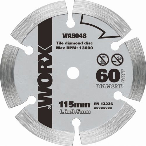 Worx WA5048 - Disco diamante Ø115mm WX427