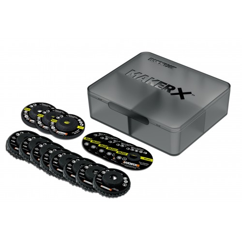 Worx WA7213 - Kit de 16 accesorios para mini...