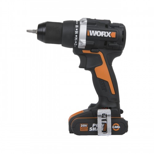 Worx WX102 - Taladro atornillador BL (2bat 2.0Ah)