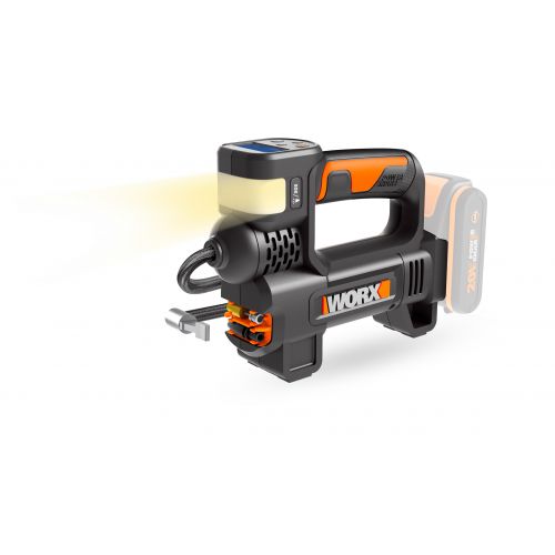 Worx WX092.9 - 2 en 1 Inflador y linterna 20V...