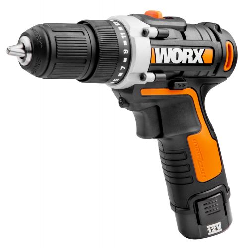 Worx WX128.3 - Taladro Atornillador 12V 2.0Ah (2 bat)