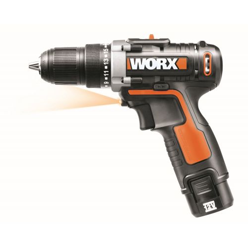 Worx WX128.3 - Taladro Atornillador 12V 2.0Ah (2 bat)