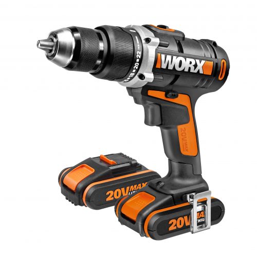 Worx WX183.1 - Taladro Atornillador 20V 2.0Ah...