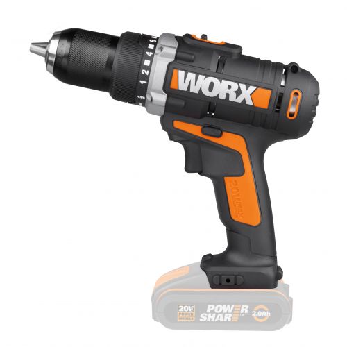 Worx WX183.9 - Taladro Atornillador 20V (S/bat)