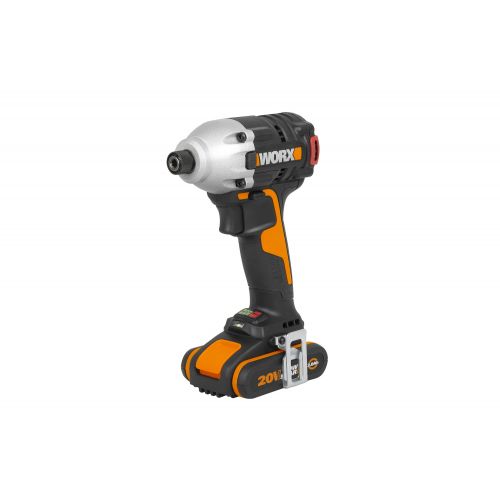 Worx WX261 - Atornillador Impacto Brushless 20V 2.0Ah (2 bat)