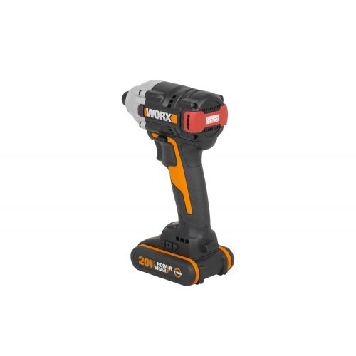 Worx WX261 - Atornillador Impacto Brushless 20V 2.0Ah (2 bat)