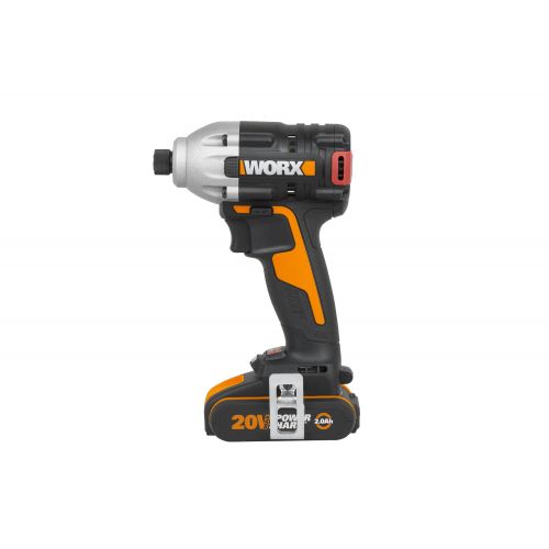 Worx WX261 - Atornillador Impacto Brushless 20V 2.0Ah (2 bat)