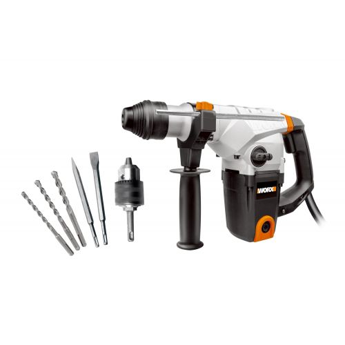 Worx WX333 - Martillo perforador 3 Funciones 1250W 5J