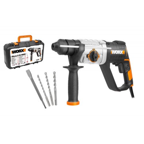 Worx WX339.3 - Martillo horizontal 3 Funciones 800W 2,5J