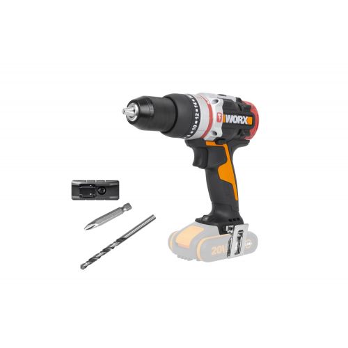 Worx WX354.9 - Taladro percutor Brushless Slammer Drill 20V (S/bat)