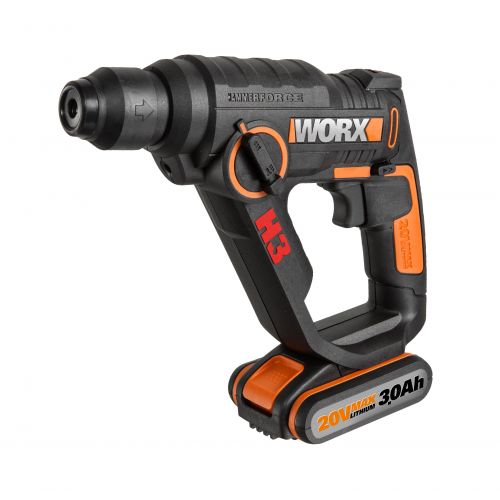 morfina Dolor Mirar fijamente Worx WX390.1 - H3 Martillo / Taladro / Atornillador 20V 2.0Ah (2 bat)