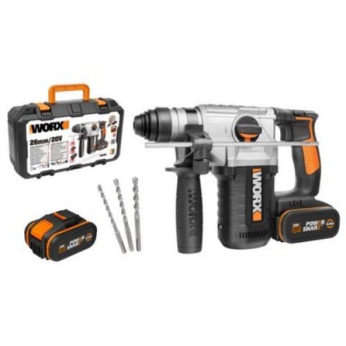 Worx WX392 - Martillo 4 Funciones 2,2J 20V...