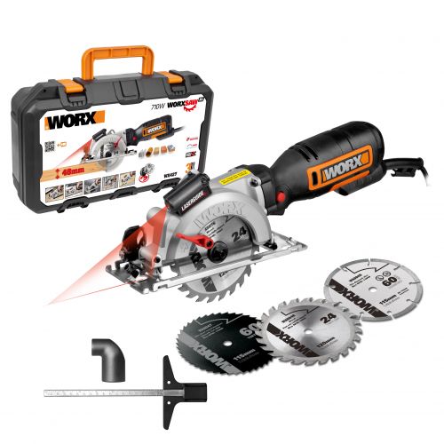 Worx WX427 - Sierra circular Worxsaw XL 710W 46mm