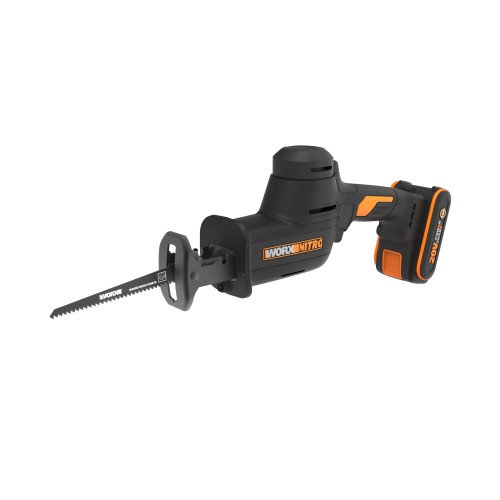 Sierra sable compacta brushless a batería, 20V, 26mm, 1*2.0Ah, cargador