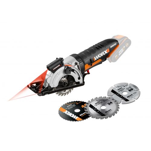 Worx WX523.9 - Sierra circular Worxsaw 27mm 20V (S/bat)