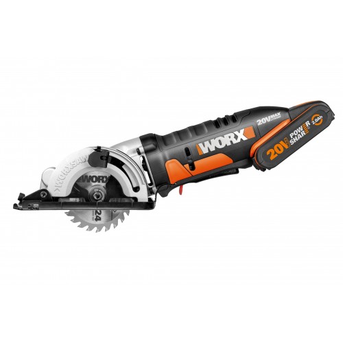 Worx WX527 - Sierra circular Worxsaw 20V (1bat 2.0Ah)