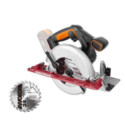 Worx WX530.9 - Sierra circular ExacTrack 20V...