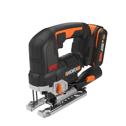 Worx WX542 - Sierra de calar BL 20V (1bat 2.0Ah)