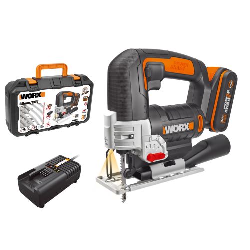 Worx WX543 - Sierra de calar pendular 20V 2.0Ah...