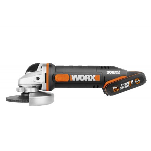 Worx WX800 - Amoladora 115mm 20V 2.0Ah (2 bat)