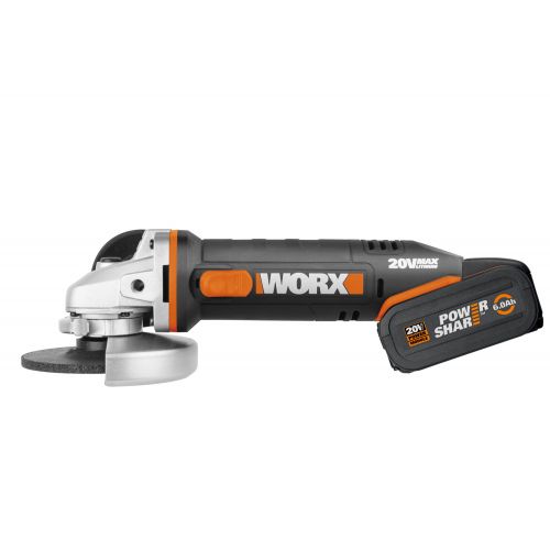 Worx WX800.2 - Amoladora 115mm 20V 6.0Ah (1 bat)