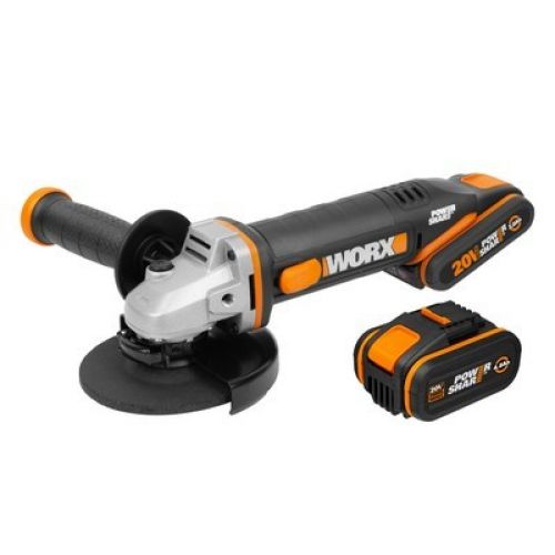 WX803 - Amoladora 125mm 20V 2.0Ah+4.0Ah 2 bat