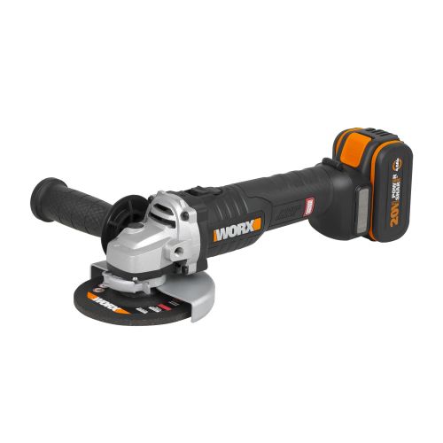 Worx WX812 - Amoladora Brushless 125mm 20V 4.0Ah (1 bat)