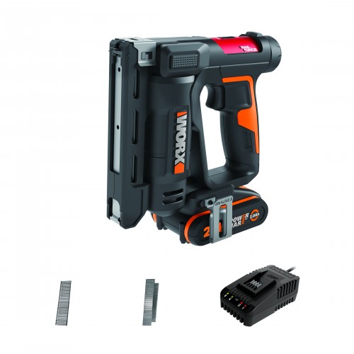 Worx WX843 - Mini Grapadora Clavadora 20V (1bat 2.0Ah)