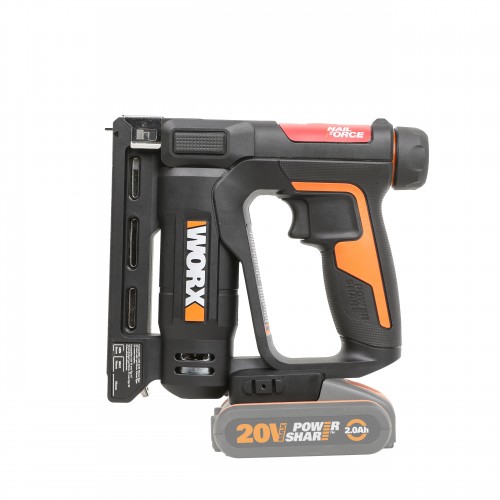 Worx WX843.9 - Mini Grapadora Clavadora 20V...