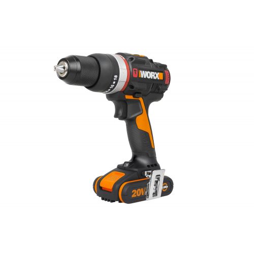 Worx WX-JCR - Taladro percutor Brushless Slammer Drill 20V 2.0Ah (2 bat)