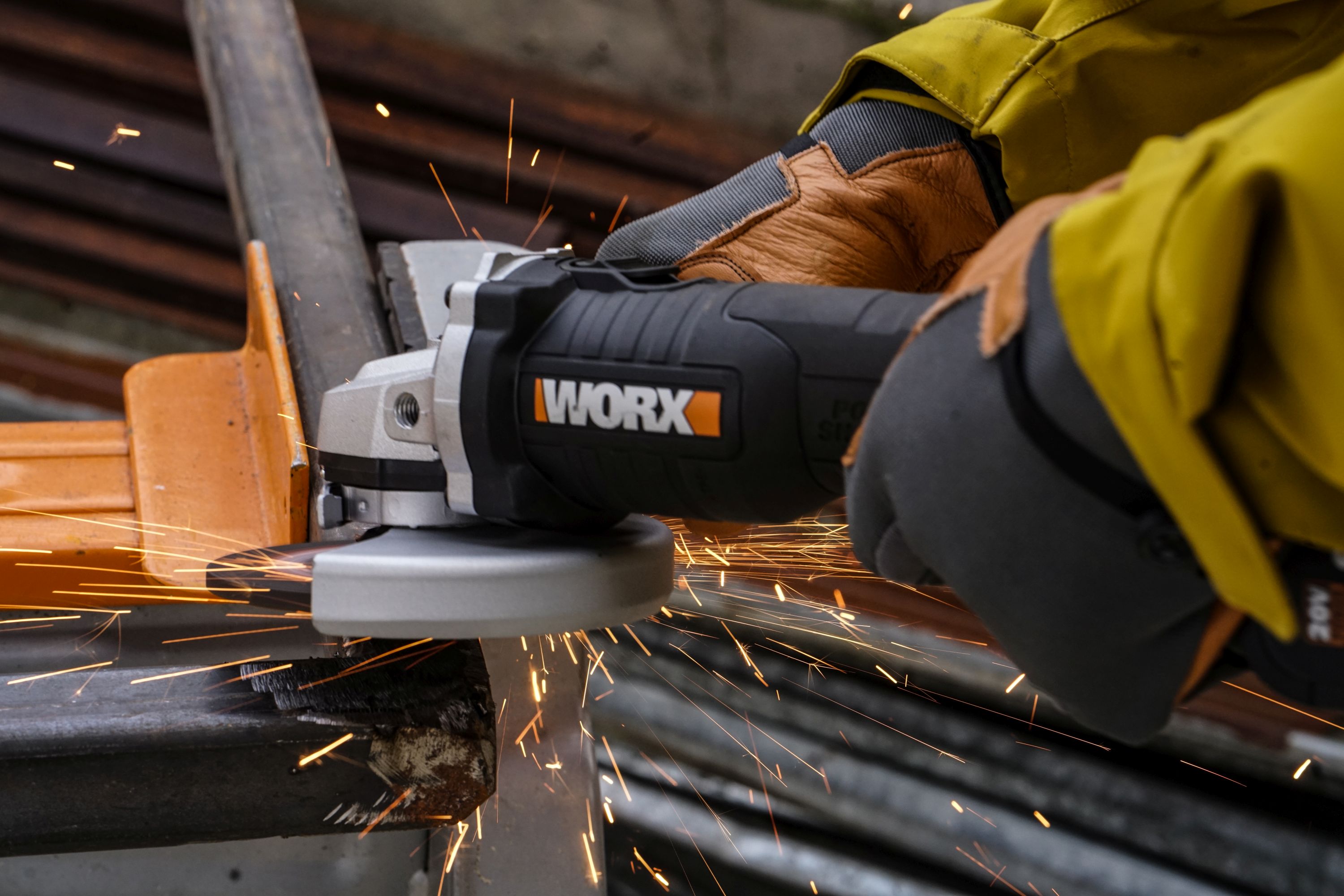 Worx WX813.9 - Amoladora Brushless 115mm 20V S/bat