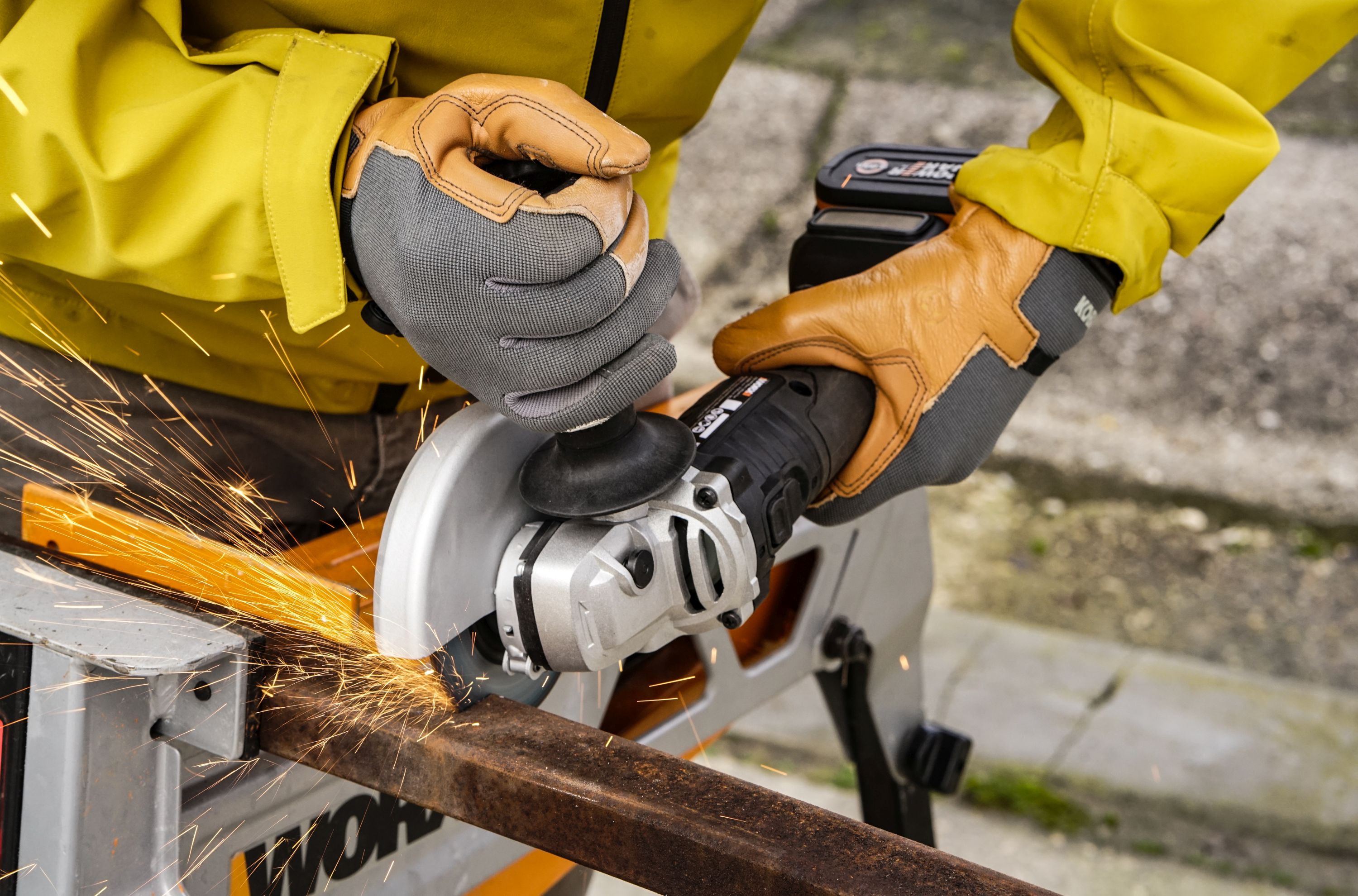 Worx WX813.9 - Amoladora Brushless 115mm 20V S/bat