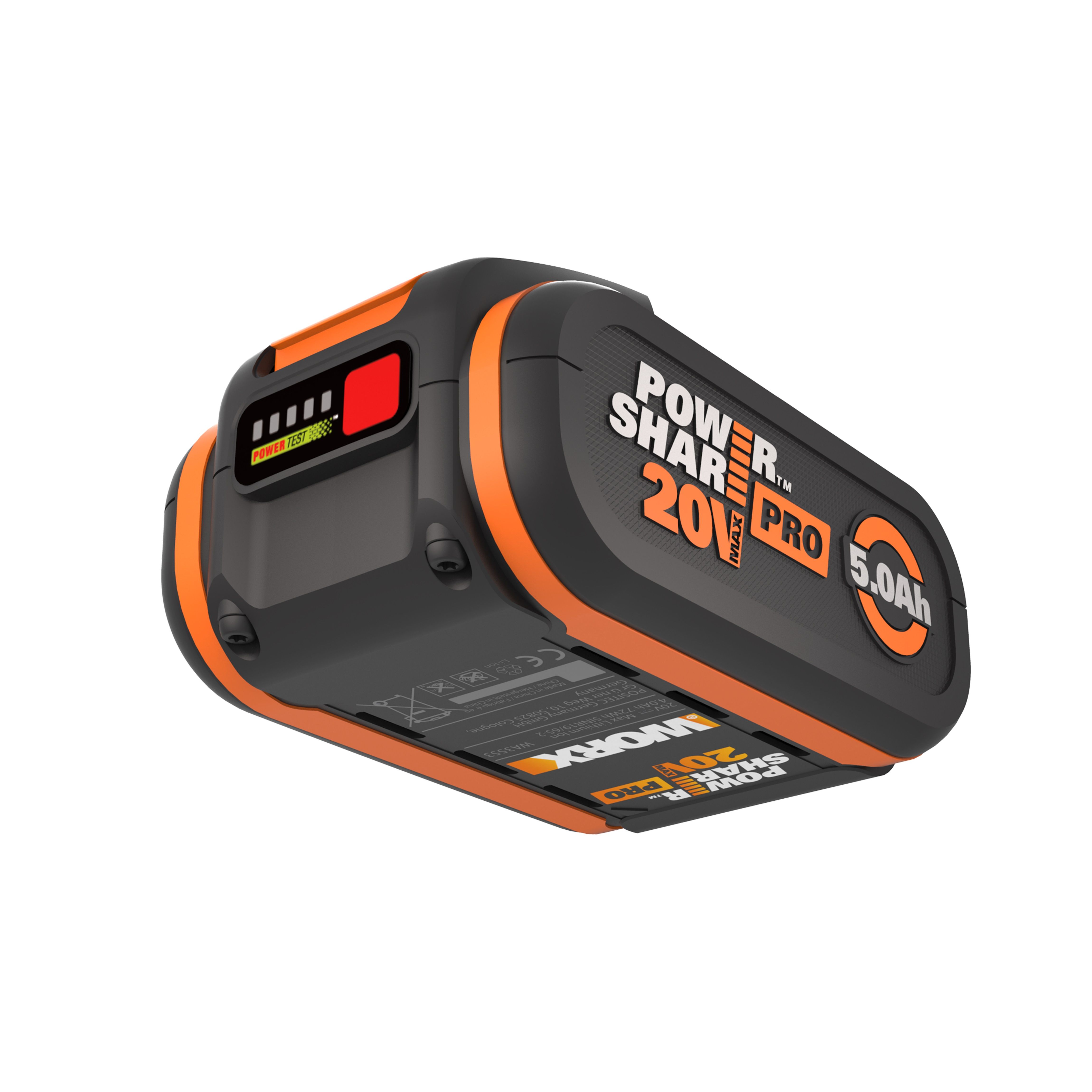 Worx WA3570 - Batería 20V 5Ah