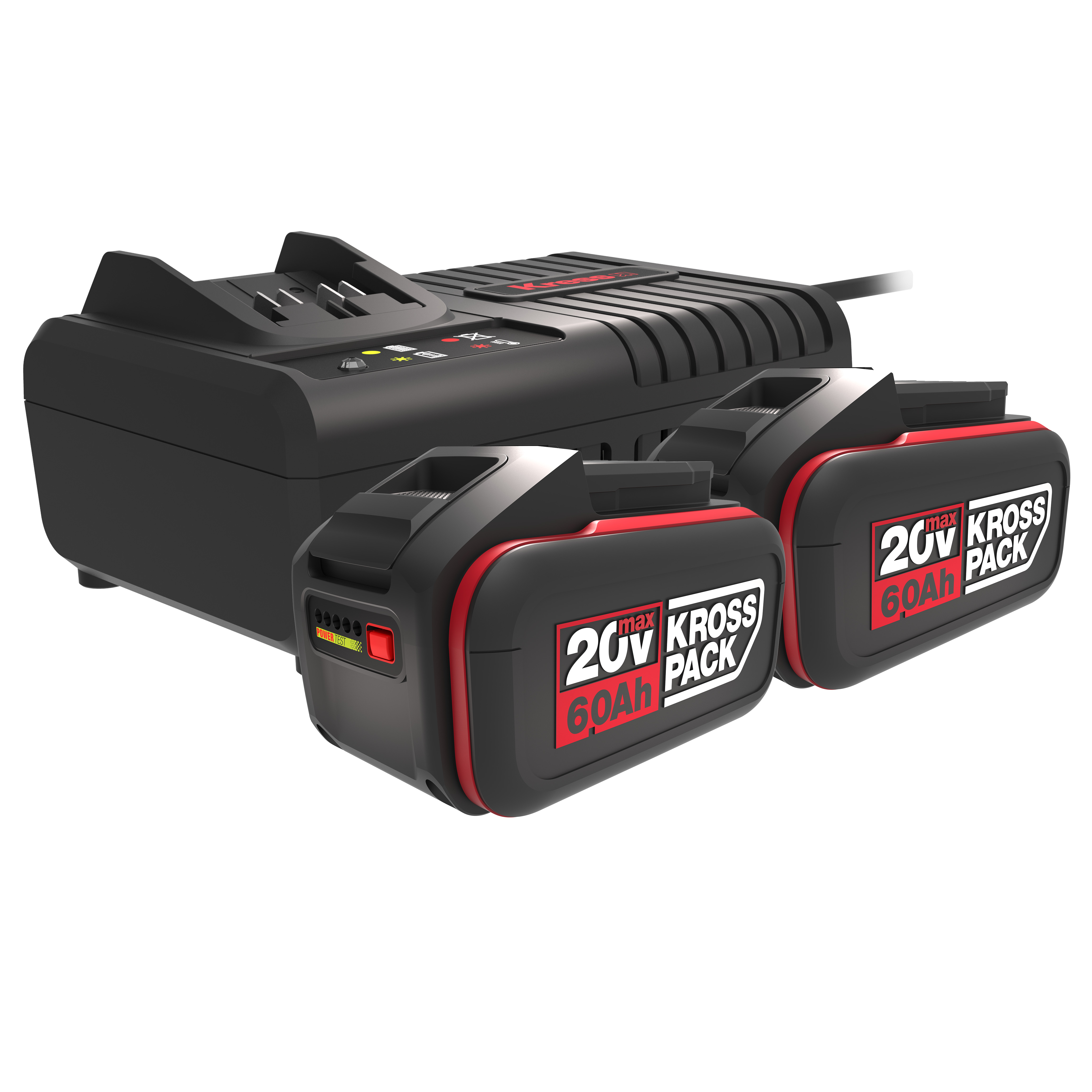 2 Baterías (6.0Ah) + Cargador 6A rápido