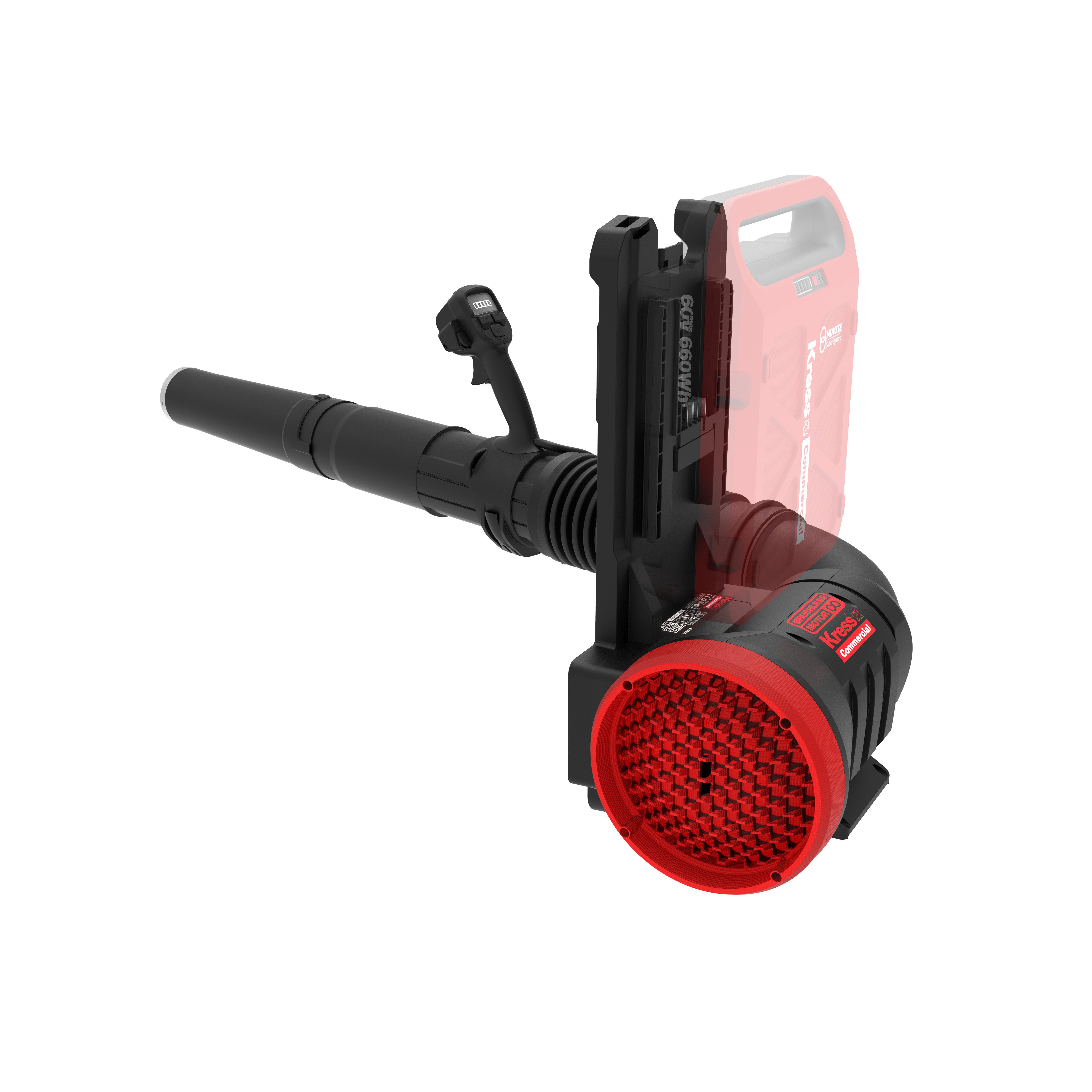 Soplador de mochila 35 Nm (Sin batería, ni cargador)