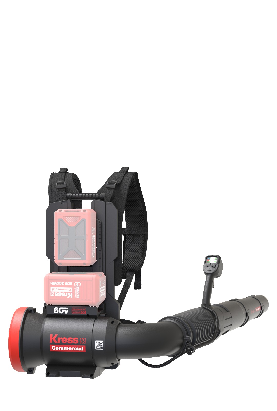 Soplador de mochila 30 Nm (Sin batería, ni cargador)