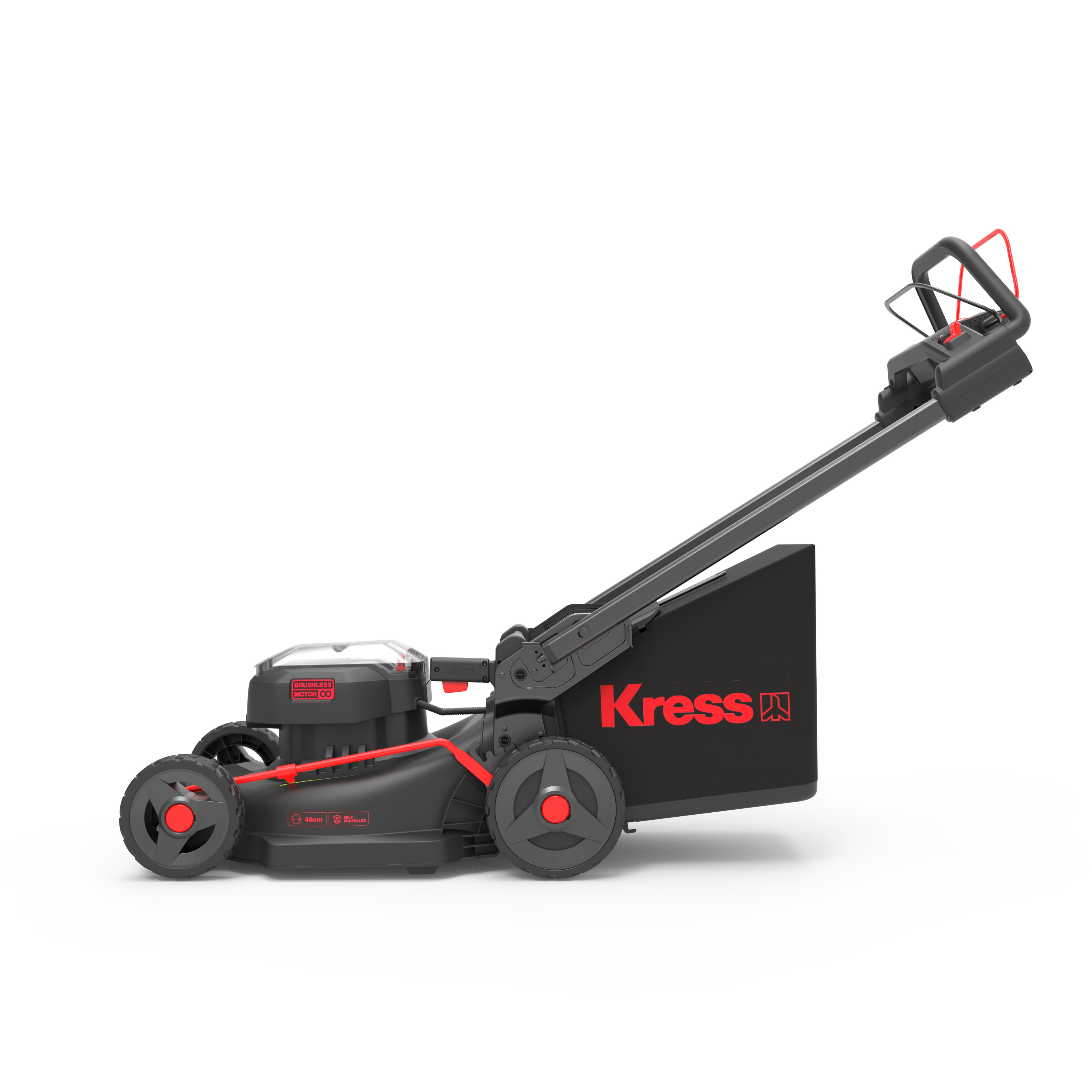 Cortacésped autopropulsado 46 cm (Sin batería, ni cargador)