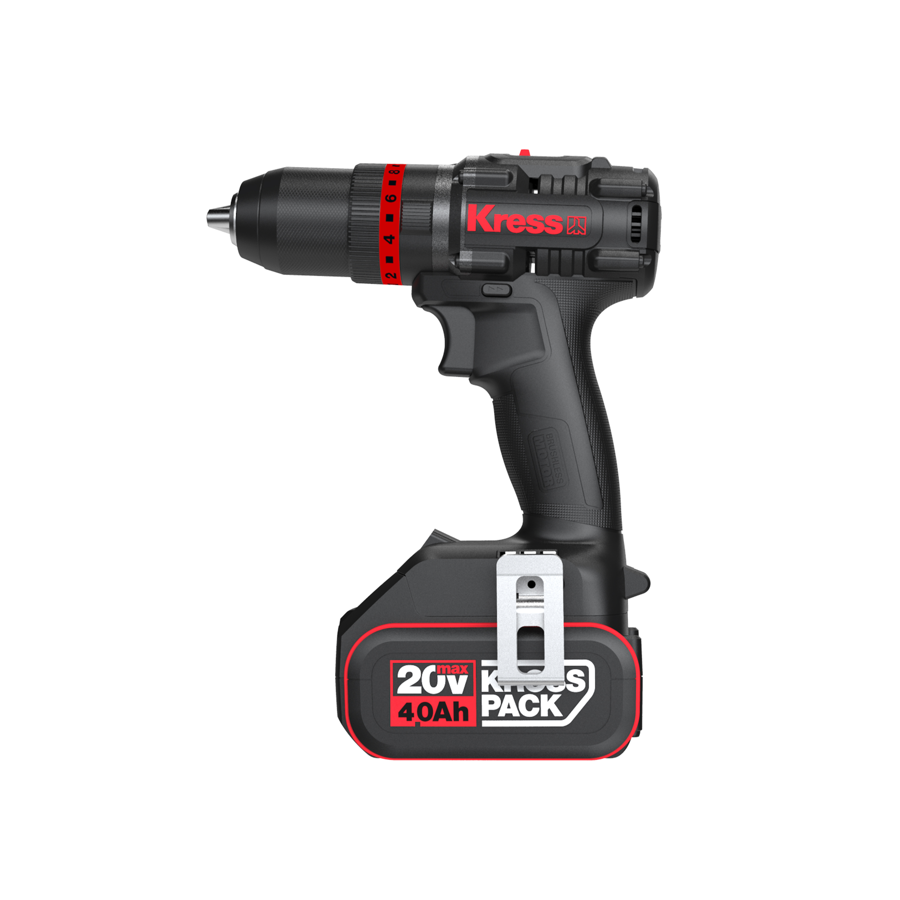 Taladro Percutor Brushless 20V 2bat 4Ah 70Nm