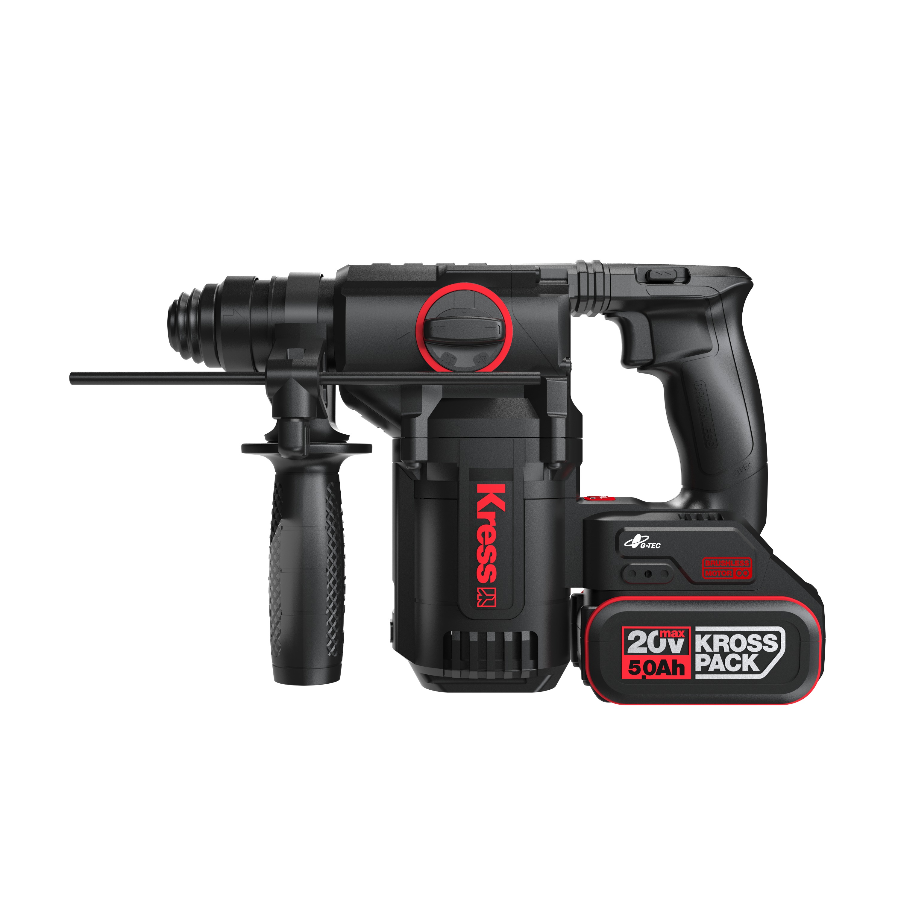 Martillo 4F Brushless 2,2J 20V 2bat 5Ah