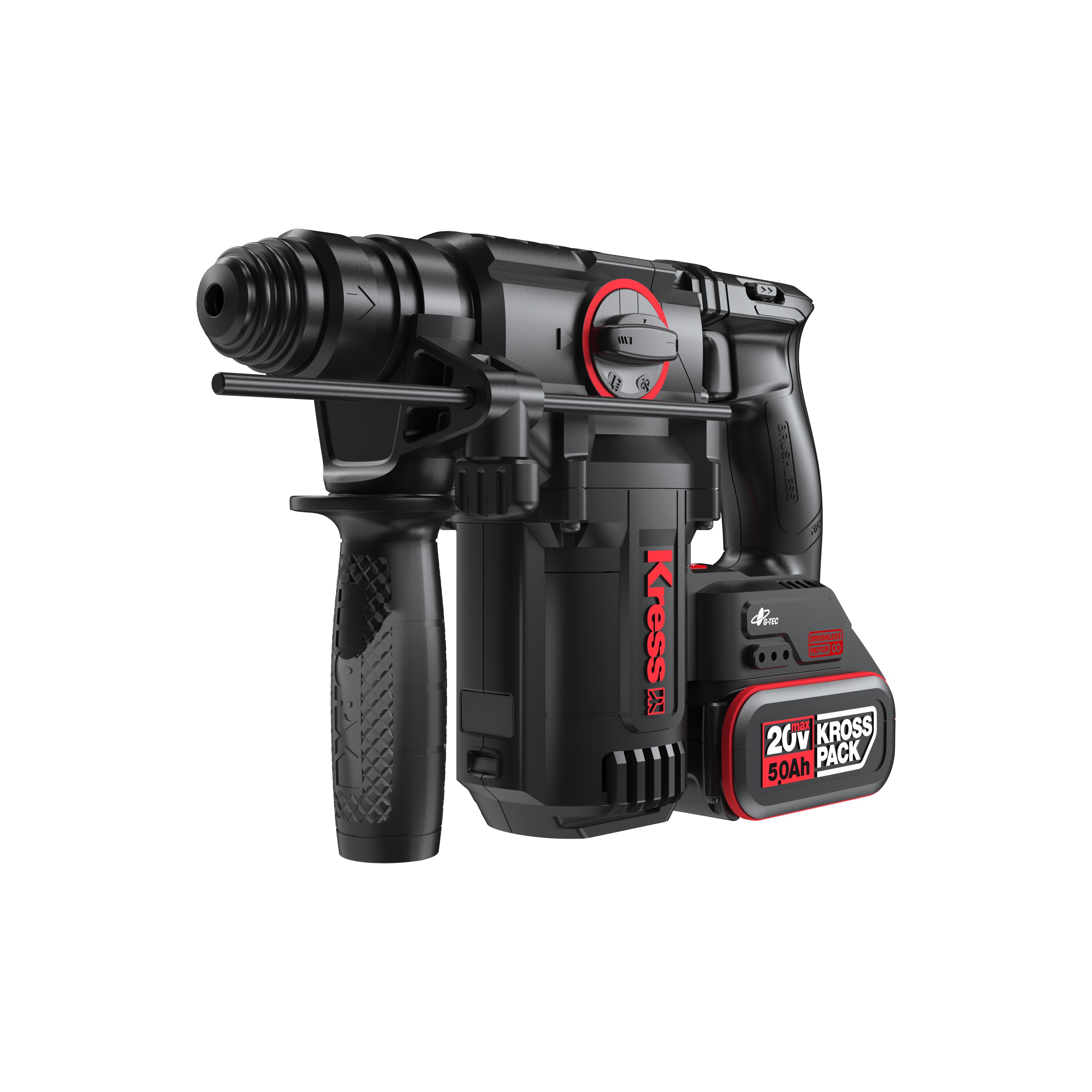 Martillo 4F Brushless 2,2J 20V 2bat 5Ah