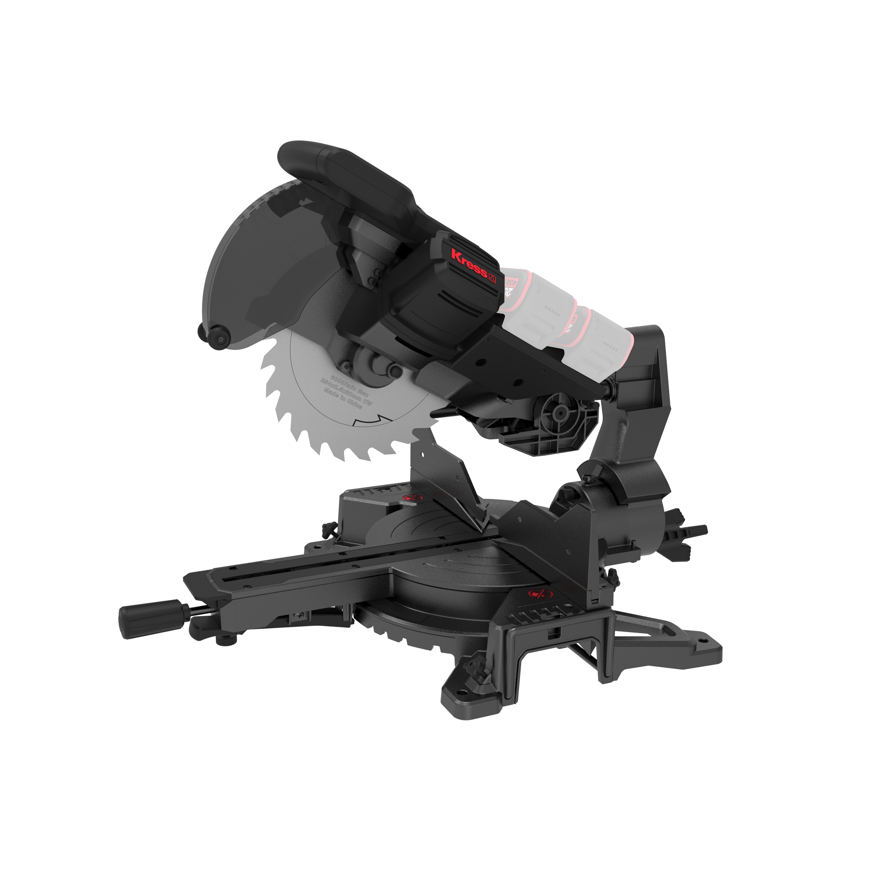 Ingletadora Telescópica 255mm Brushless 2 x 20V S/bat