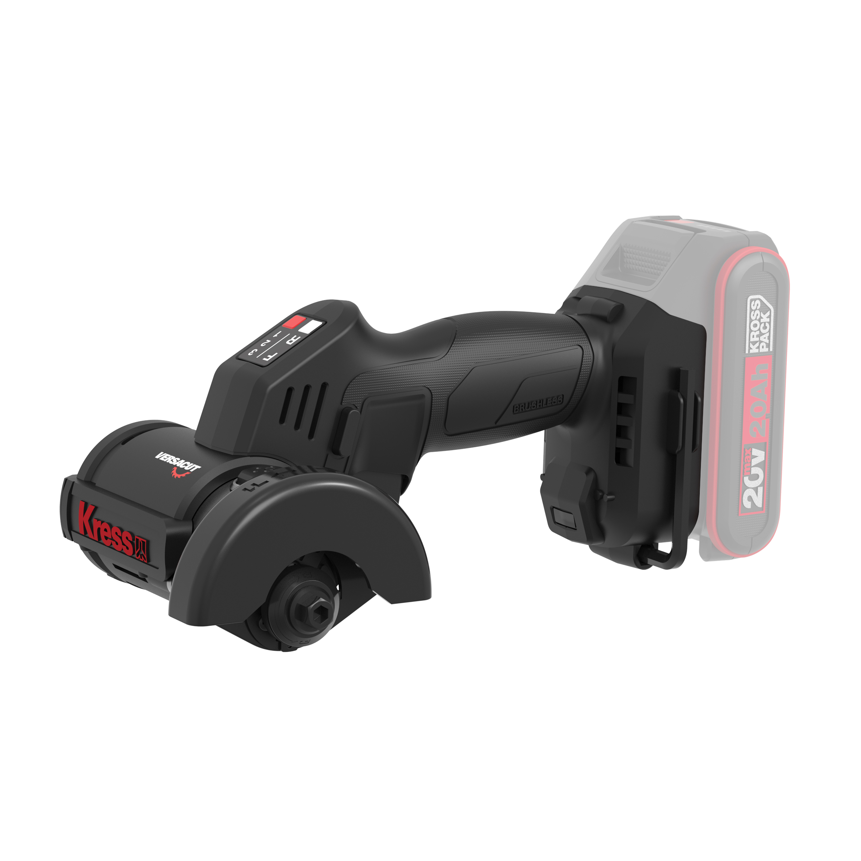 Mini amoladora Brushless 20V 76mm S/bat