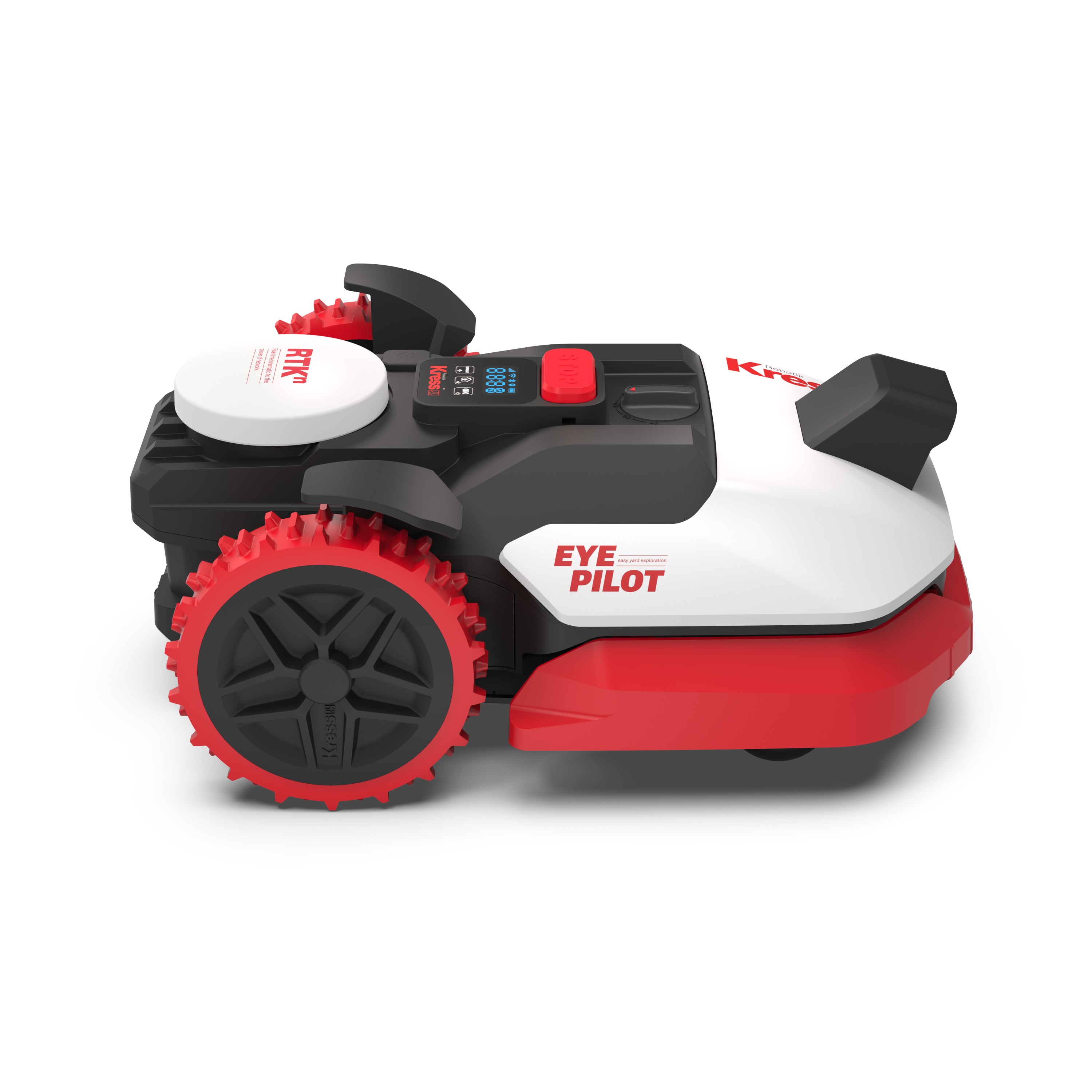 Kress EyePilot® RTKⁿ 500 m² AI robotic lawn mower with Mono VSLAM Camera